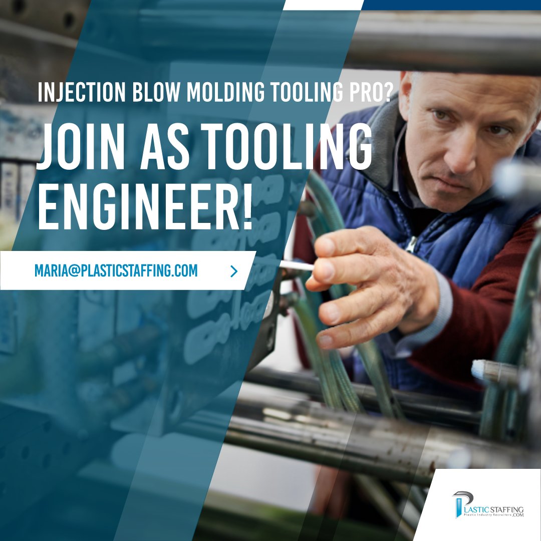 PlasticStaffing's tweet image. Looking for a new challenge? 🔧💼

PlasticStaffing is seeking a Tooling Engineer in Injection Blow Molding!

For inquiries, contact Maria Abelardo, our Division Director, at maria@plasticstaffing.com or (754) 241-9507.

#PlasticStaffing #ToolingEngineer