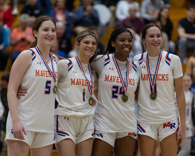 Congrats to the Lady Mavs on setting a new school record with their 26th win last night. The team was led by Ella Chepul and Kate Schindler with 24 and 12 points respectively.