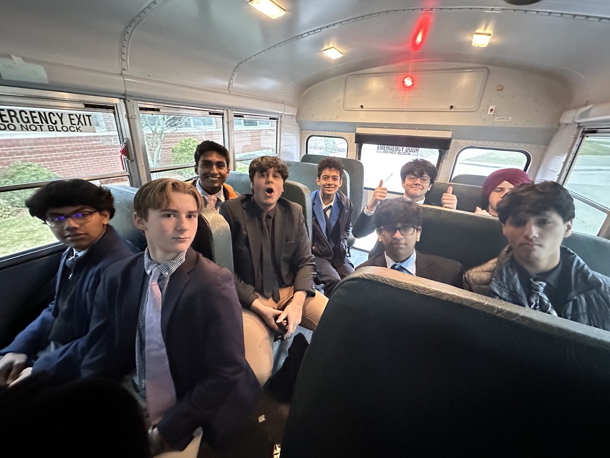 You may be sleeping, but we’re up early for some MUNing. SJMUN (and our friends from NDA-Worcester) are headed to the last conference of the school year at ⁦<a href="/BCHigh/">Boston College High School</a>⁩