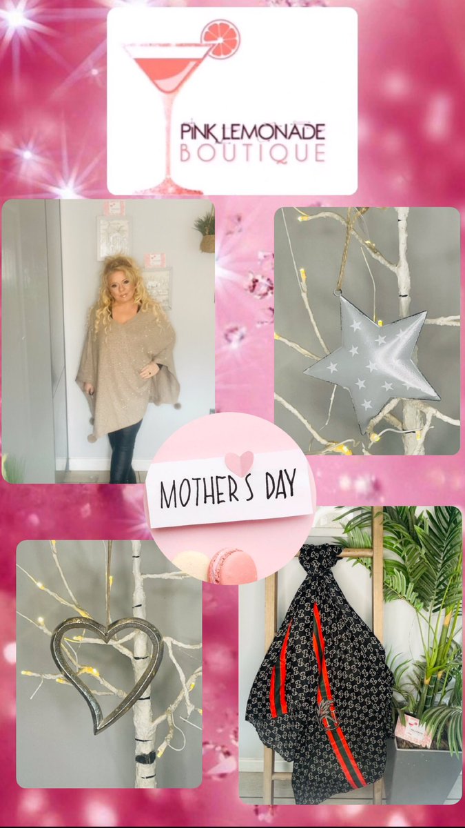 💕💝 Mother’s Day is next Sunday, treat mum to something special 💕💝 pinklemonadeboutiqueuk.com #mothersdaygift #mothersday #motheringsunday #giftinspo #treatmum #shopsmall #shopindie #SmallBusiness
