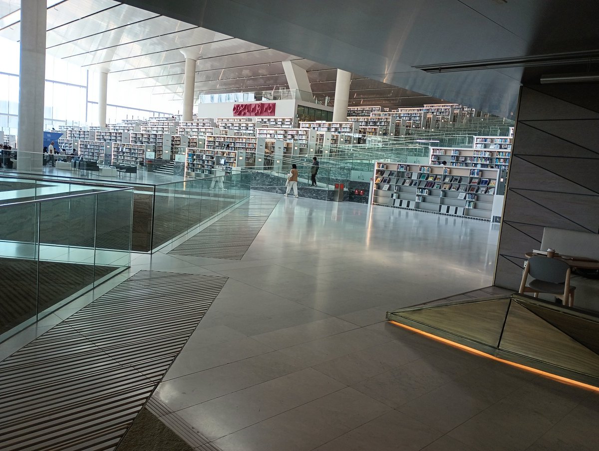 Now this is a library.
#QatarNationalLibrary
#EducationCity