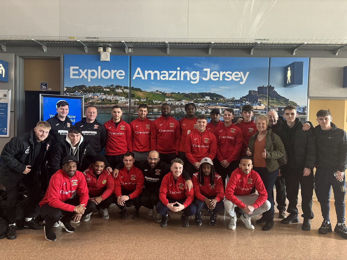 We have landed in Jersey 🔴⚪️