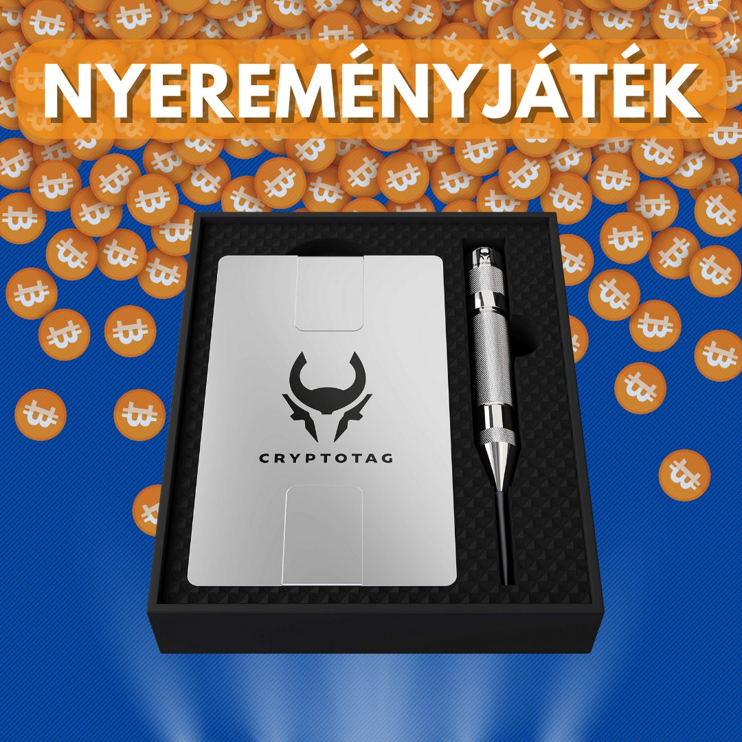 BitcoinBazis's tweet photo. 🎁 NYEREMÉNYJÁTÉK 🎁

Most, hogy újra $BTC ATH közelében vagyunk még fontosabb, hogy biztonságos helyen tudjuk szeretett kriptovalutáinkat. Leég a házad? Oda a Ledger? Vagy a kutya komiszkodott a Trezoroddal? A Cryptotag Zeus az extrém szituációkra lett tervezve.

A @CRYPTO_TAG  titánlapjai ugyanis tűz-, ütés- és lövedékállók is. Akár 1667 Celsius-fokos hőmérsékletet és nyílt lángokat is kibír olvadás nélkül. A termék két titánlapot tartalmaz, amire a BIP39 szerint kódolva tudod felírni a recovery seedet. A BIP39 (Bitcoin Improvement Proposal: 39) szólista mnemonikus, azaz könnyen megjegyezhető szavakat tartalmaz, melyből random módon választanak ki 12 vagy 24 kifejezést a recovery seed megalkotásához. Ez azt jelenti, hogy minden egyes szó a 12 szavas listádon egy négyjegyű számra kódolható vissza, melyet bárki bármikor dekódolni tud a szólista segítségével.

Ha szeretnél egy ilyen bombabiztos terméket nyerni nincs más dolgod, mint ⬇️

➡️ Like-olni & retweetelni ezt a posztot

➡️ Megjelölni egy ismerősödet kommentben

Sorsolás időpontja: Március 10. 19:00 ⏳

Good Luck 🍀 & Stack Sats ⚡️

A BitcoinBázis shopja a Cryptotag hivatalos magyarországi viszonteladója lett, így 49.990 HUF-ért tudjátok megvásárolni a https://t.co/TOpzHARANx oldalon. (#BTC fizetés esetén 10% kedvezménnyel)