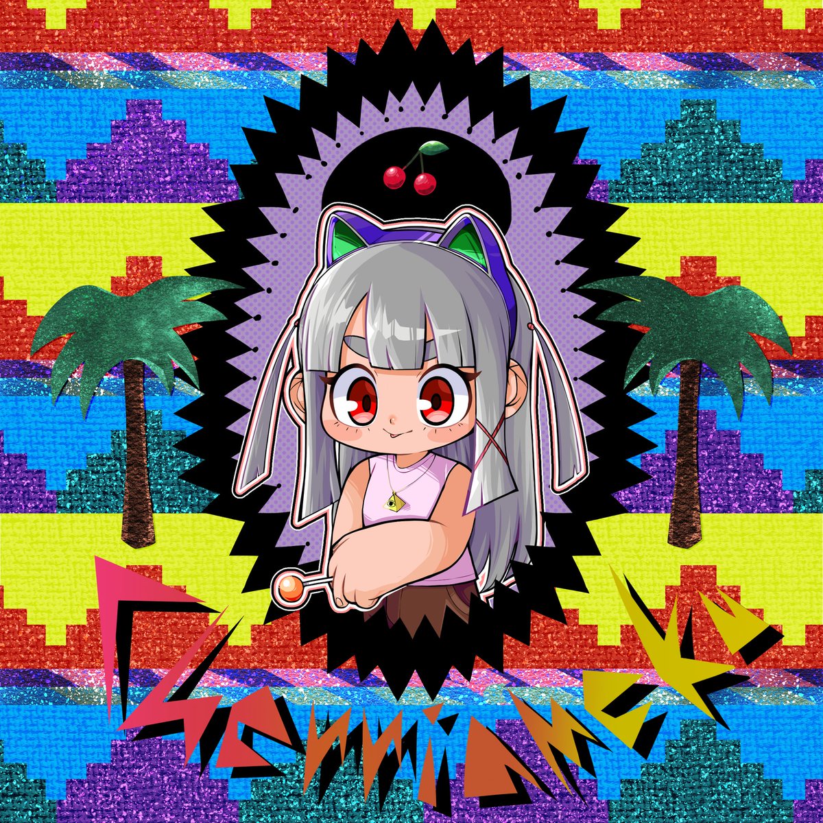 ameku0's tweet photo. 🌴🍭
#イラスト #Illustration #絵描きさんと繫がりたい #イラスト好きな人と繋がりたい #wavves https://t.co/Fjz6fJ23I8