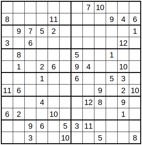 robakun2011's tweet photo. #数独 #sudoku #ナンプレ #numberplace
ブロックが平べったい問題です(*^^*)
基本的な解き方で解けます(^_-)❤️
#robakun https://t.co/jyBd7NsZ0b