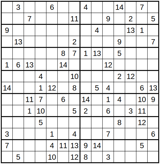 robakun2011's tweet photo. #数独 #sudoku #ナンプレ #numberplace
ブロックが平べったい問題です(*^^*)
基本的な解き方で解けます(^_-)❤️
#robakun https://t.co/jyBd7NsZ0b