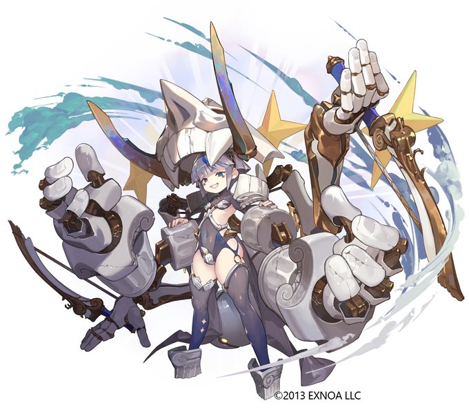 #千年戦争アイギス のモン娘TDコラボイベントにて、ヘカトンケイル娘ラキオンを描かせて頂きました!
また彼女を描く事が出来て大変嬉しいです。
#モンスター娘TD 