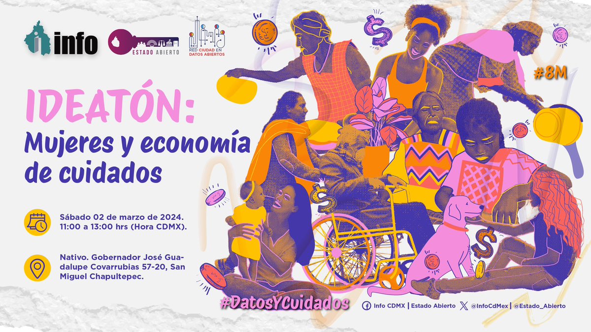 MaricarmenNava's tweet image. La relevancia del Ideatón Mujeres y Economía de Cuidados lo marca la realidad:

🟣26% PIB en México cuesta la economía de cuidados, 73% a cargo de mujeres
🟣Las mujeres piden 4 veces más dinero prestado p solventar cuidados

#DatosyCuidados #ODD24 #OpenDataDay #DatosAbiertos #8M