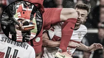 Mit einem gewollten Foul zertrümmert Casteels Gentner das Gesicht, der die Nacht auf der Intensivstation verbringen muss und Wochen ausfällt. Casteels damals:Er würde es wieder so machen, er müsse sich ja schützen #NeverForget #wobvfb #vfbstuttgart #vfb