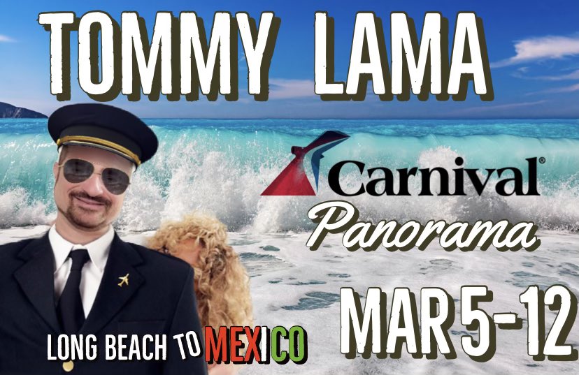 Direct from his award winning residency at the Las Vegas Strat as nominated by The Crack Den Times .@CarnivalCruise #carnivalpanorama #ccl #punchliner #comedian #longbeachport #mexicanriviera #thestrat