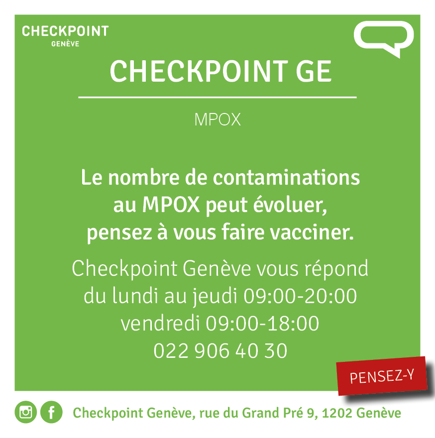 Oui pensez-y. Checkpoint Genève, un service de Dialogai, est là pour vous, en cas de doute, de questions !