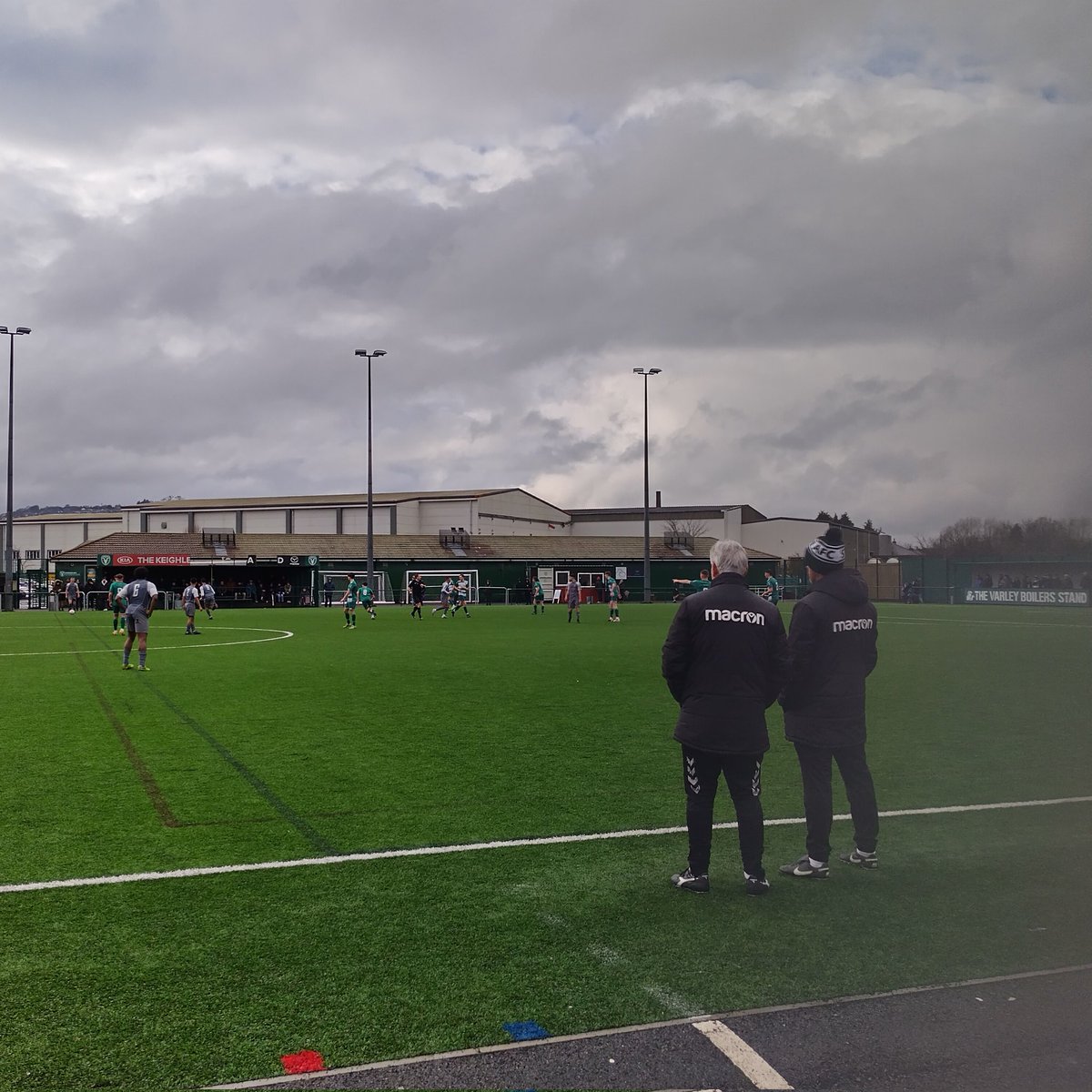 Got to Bradford, @officialbantams game off so turned around and stopped off at @Steetonfc on the way home, decent game #bcafc