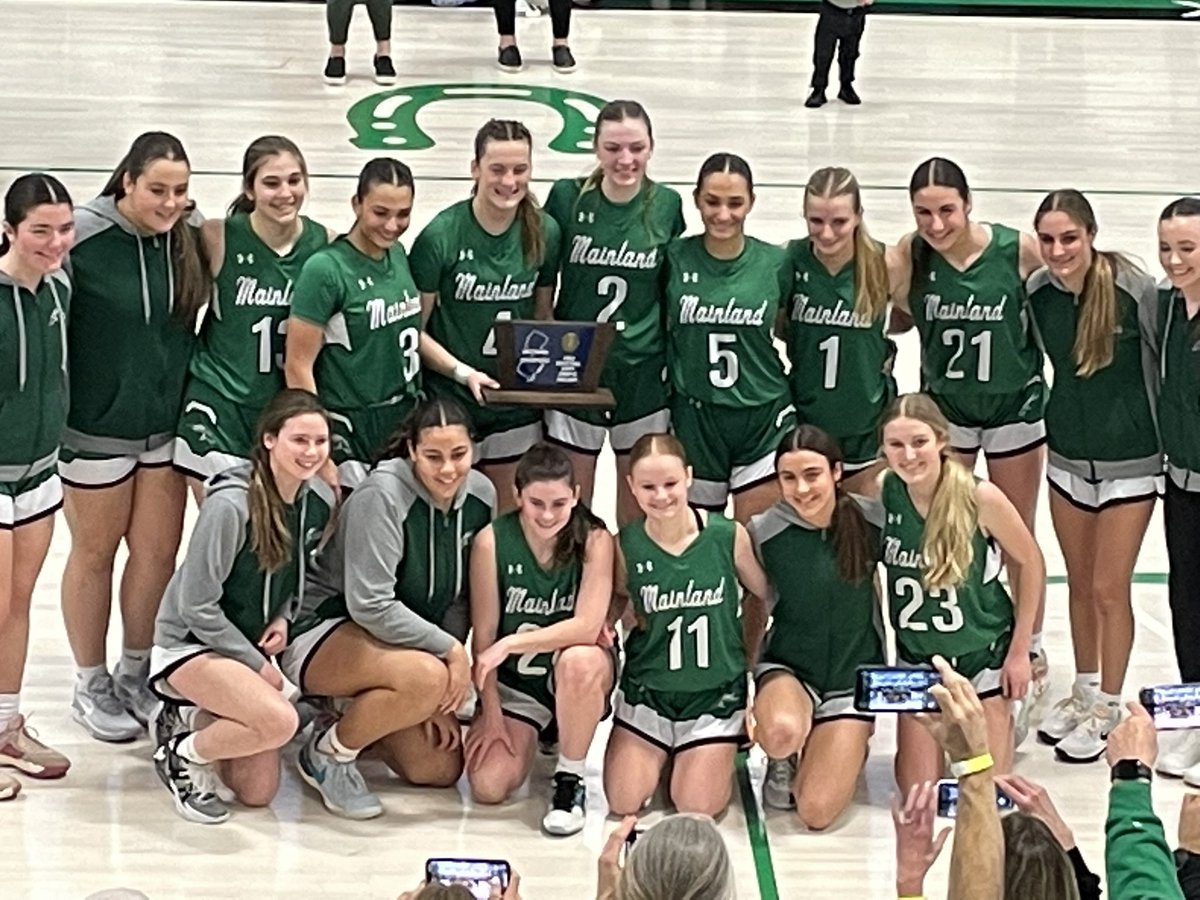 Mike Frankel (@mikefrankeljsz) on Twitter photo Mainland dominates in the SJ Group 3 final. The Mustangs beat Absegami 64-40 to win the title.
Ava Mazur: 19 points
Sydney Stokes: 15 points
<a href="/CAL_LiveSports/">Cape-Atlantic LIVE Sports Media</a> Mainland dominates in the SJ Group 3 final. The Mustangs beat Absegami 64-40 to win the title.
Ava Mazur: 19 points
Sydney Stokes: 15 points
<a href="/CAL_LiveSports/">Cape-Atlantic LIVE Sports Media</a>