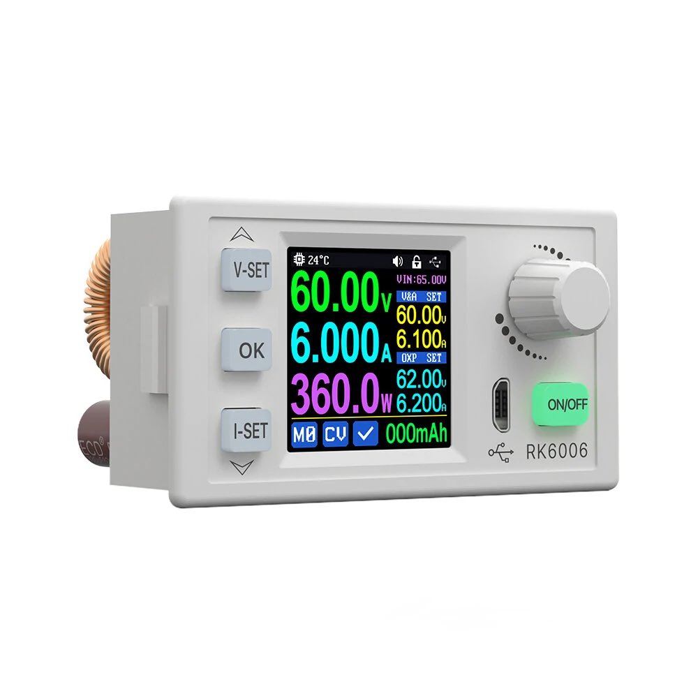 commar_cz's tweet image. Kdo máte doma RK6006 a používáte default firmware tak vyšla aktualizace na v.1.09.
Aktualizovaný byl i software pro PC, Riden Power Supply Software. Tak stahujte.