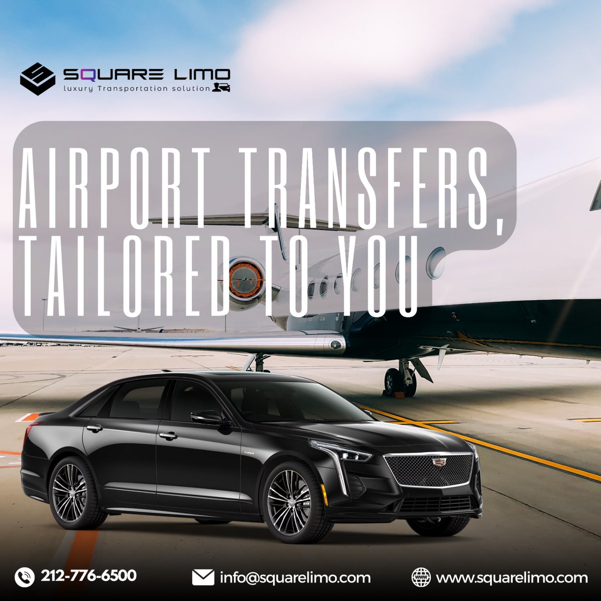 ✈️ Your Gateway to Luxury Travel in NYC! 🌟 Choose Square Limo for seamless airport transfers across JFK, LaGuardia, Downtown, and beyond! Book now and let us elevate your journey! 🗽🎉 #SquareLimo #NYCTravel #AirportTransfers 🚗✨