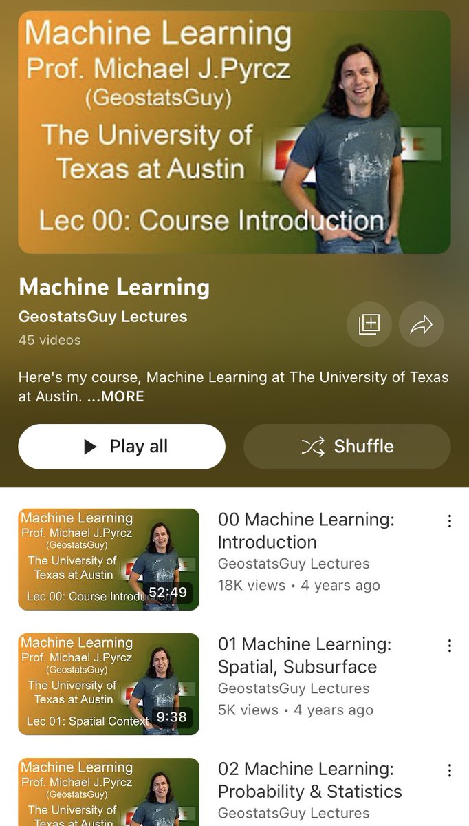 As a professor, I work very hard to make my #DataScience educational content accessible and actionable!

Here’s my #MachineLearning course, all the lectures, with linked #Python well-documented demonstration workflows and interactive dashboards!

My goal is to ease your learning