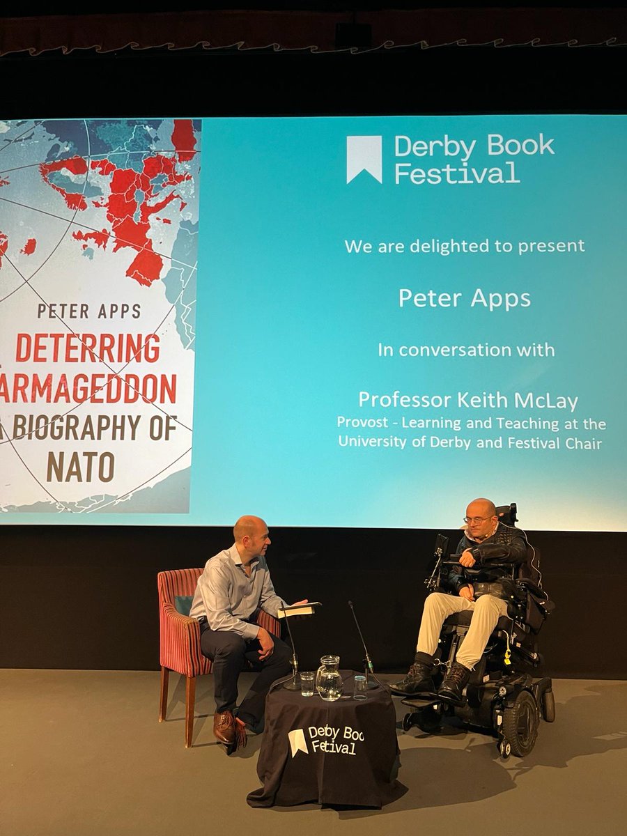 What an interesting discussion about NATO between @pete_apps and @ProfKeithMclay. 
@derbyquad 
#BringingBooksToLife