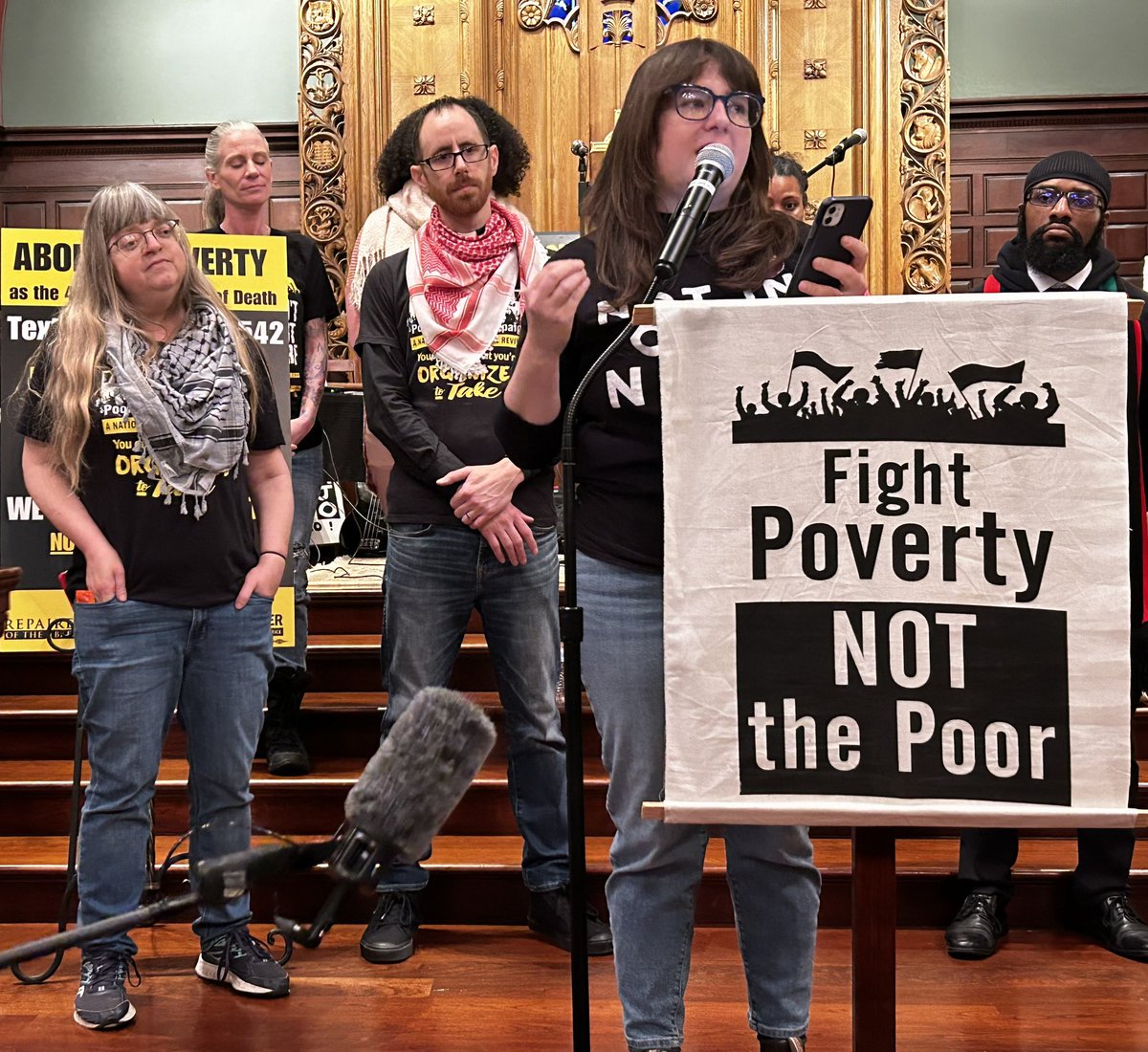“My family survived genocide. How could I not scream out? While children in Gaza are being starved, children in New York are going to bed hungry. Our duty is to make ourselves impossible for elected officials to ignore.” #PoorPeoplesCampaign