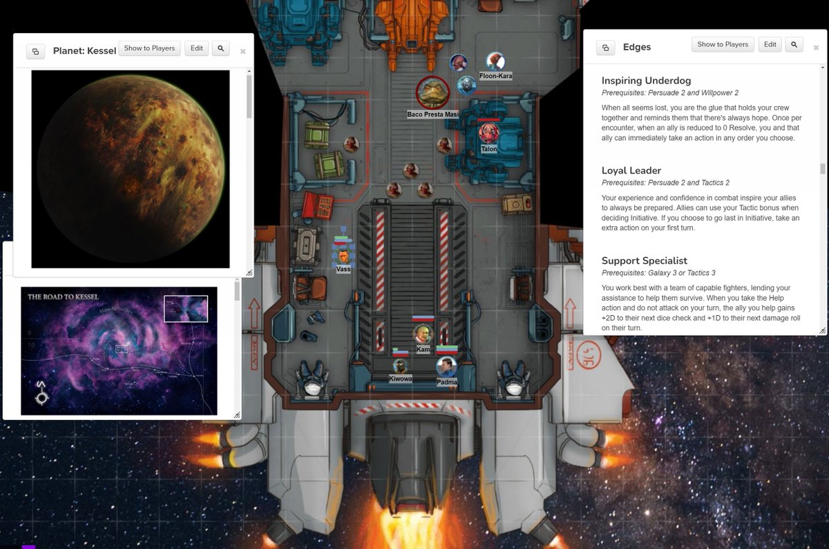 DonathinFrye's tweet image. Last call for folks interested in joining my new STAR WARS TTRPG campaign! Our game emphasizes cinematic action, galactic intrigue, and collaborative storytelling. And our players (old and new) are awesooome.

Read on for more info👇 and feel free to share this with friends!