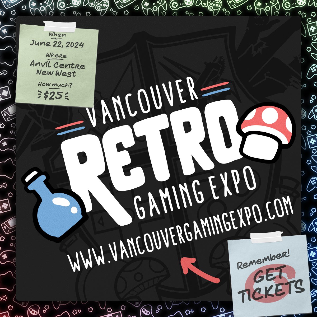 Tickets are live and a good chunk of the content on the website is updated. We're so excited to bring you the biggest show yet, with more gaming, more experience, and one of the best music line-ups we've ever had.
#VRGE2024 #vancouver #retrogaming #newwest #videogames