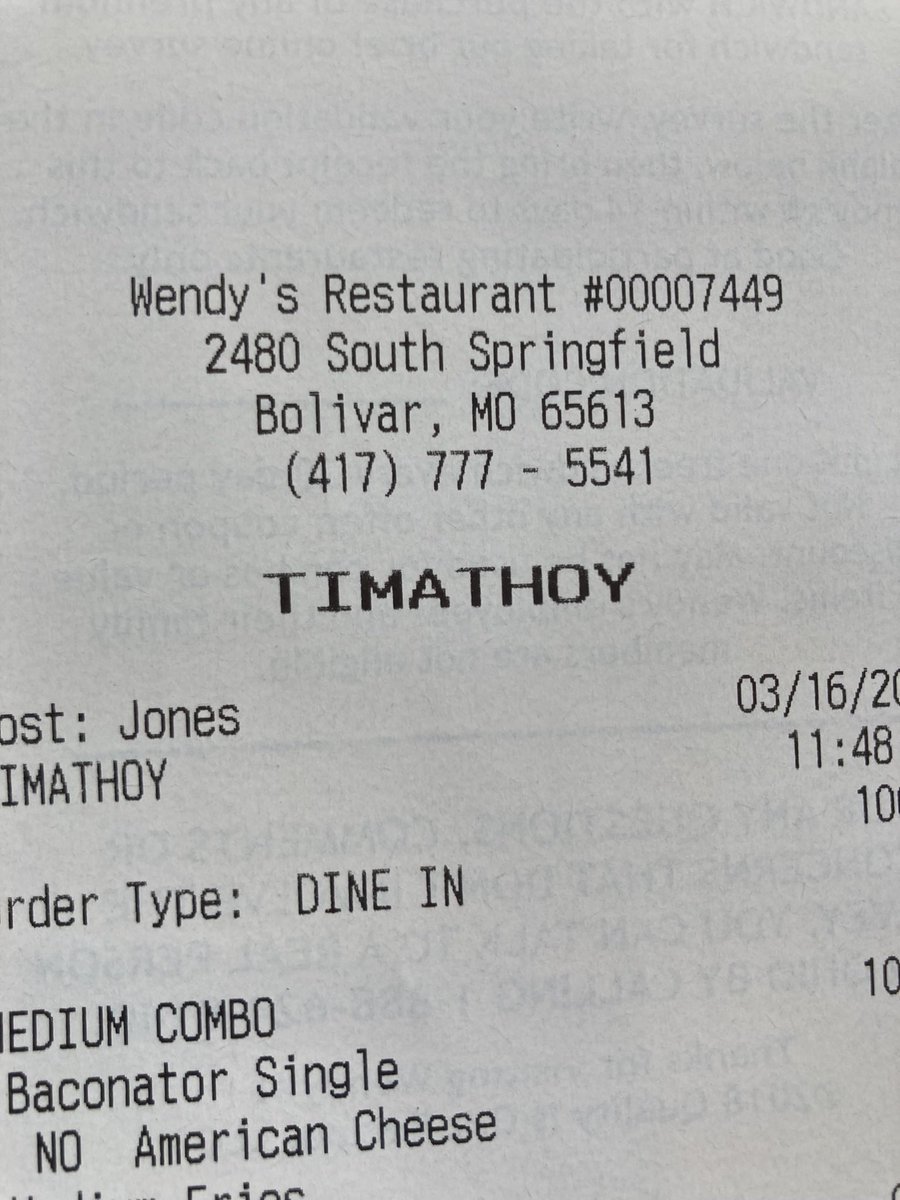 If you want to know the state of biblical literacy, look no further than the spelling of “Timothy” at fast food restaurants.
