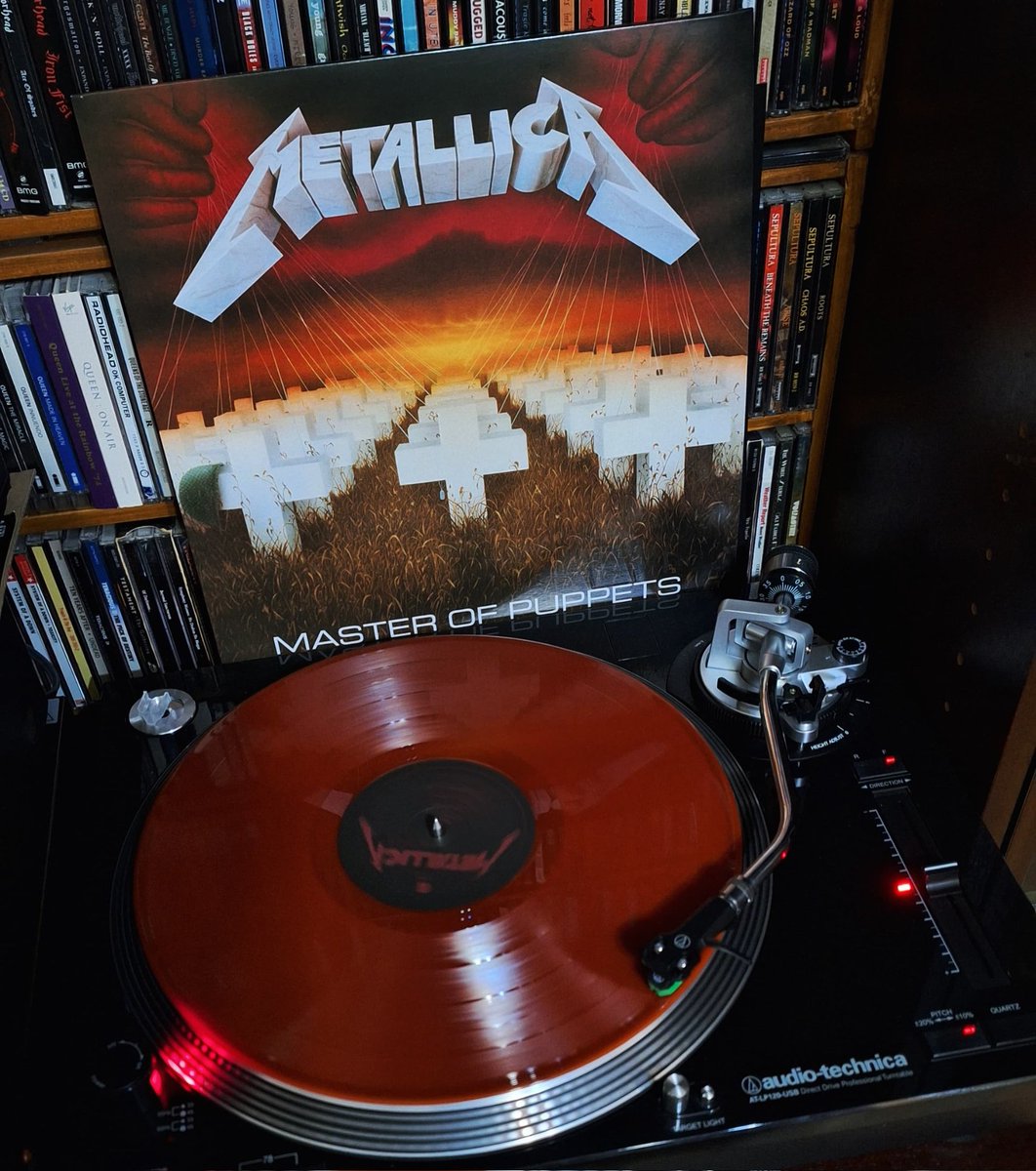 Disposable heroes #nowspinning #Metallica #masterofpuppets #vinyl #classicalbums #thrashmetal #myvinylcollection