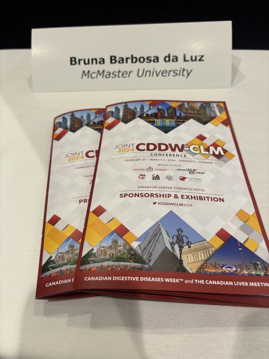 What a weekend! First CDDW. First oral talk. Thank you for opportunity @CDDWcanada @CanGastroAssn A good time to see old friends, amazing mentors and a lot of science!