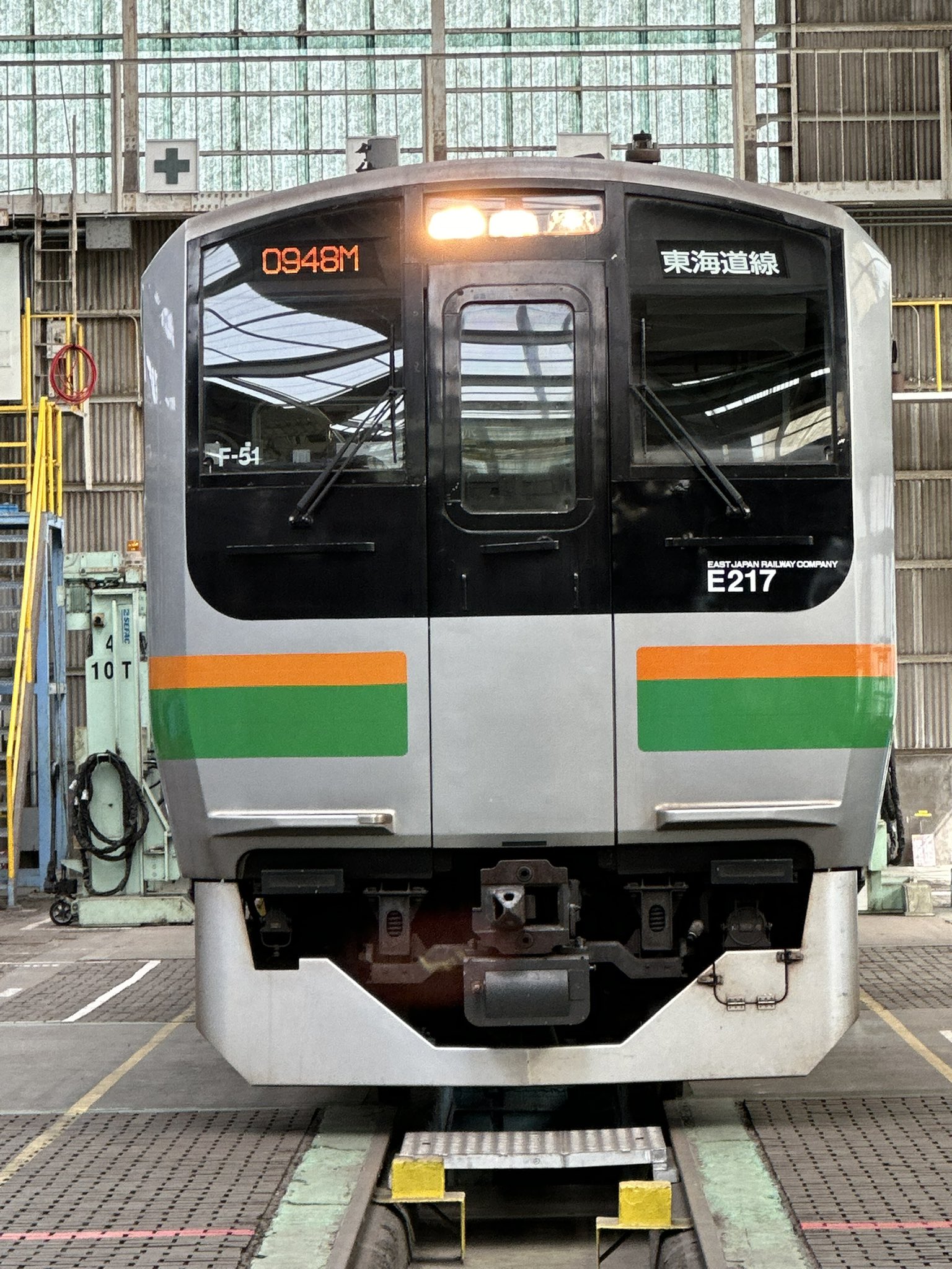 モ*ス様 E217系　前面　方向幕 モ*ス様 E217系 前面 方向幕