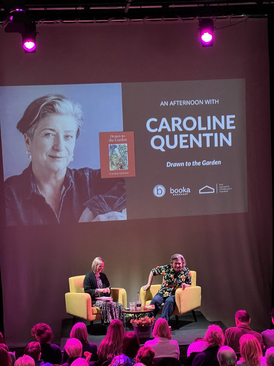 There is literally no better way to spend an afternoon. Caroline was everything I dreamed she would be and more. And what a beautiful book. Thank you as ever ⁦@BookaBookshop⁩