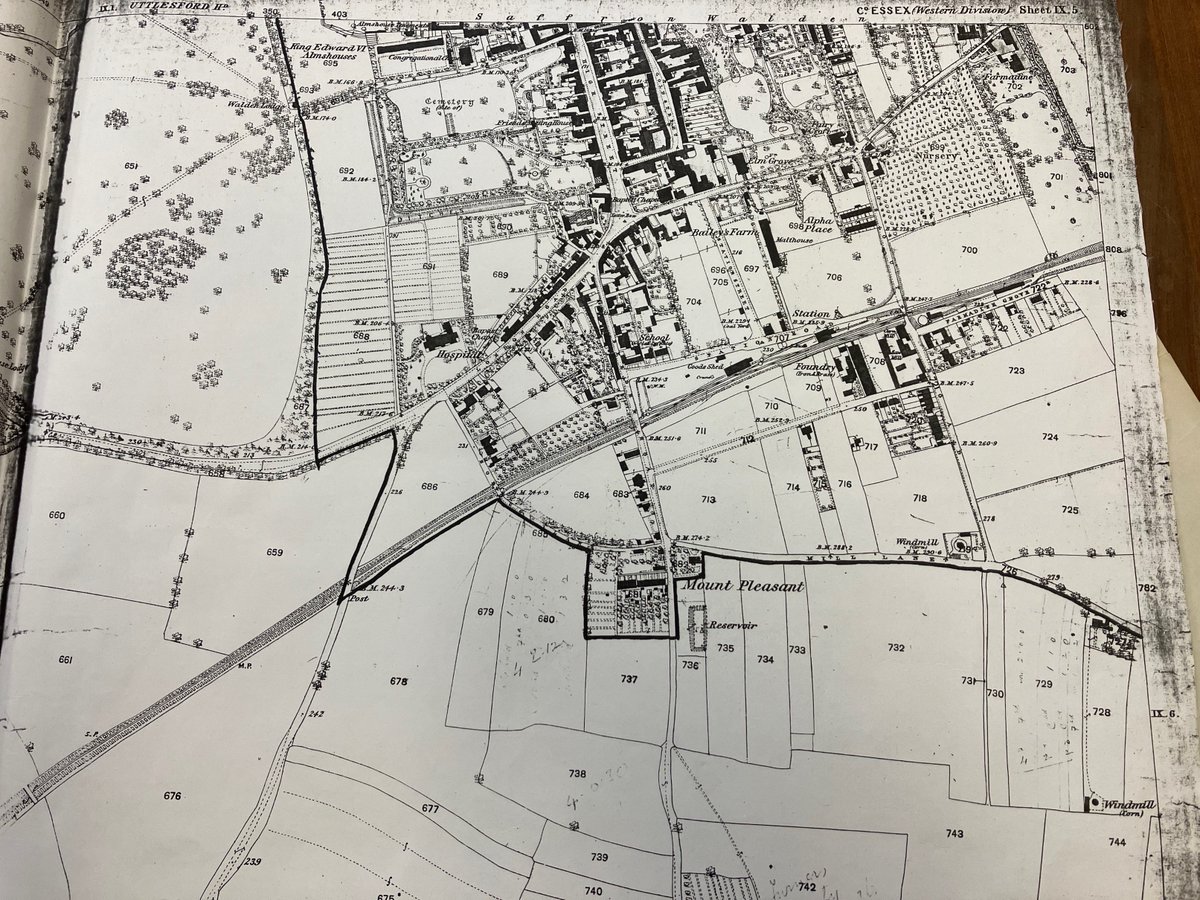 Discover our Saffron Walden map collection. The examples show how much cartography has developed.
Shown, Blaeu Essex from County Atlas of England and Wales, 1645; Chapman and Andre Map of Essex, 1777;  Ordnance Survey’s first map of Essex, 1805; large scale Ordnance Survey map.