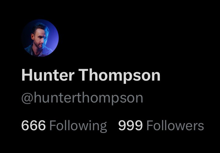 Hunter Thompson tweet media