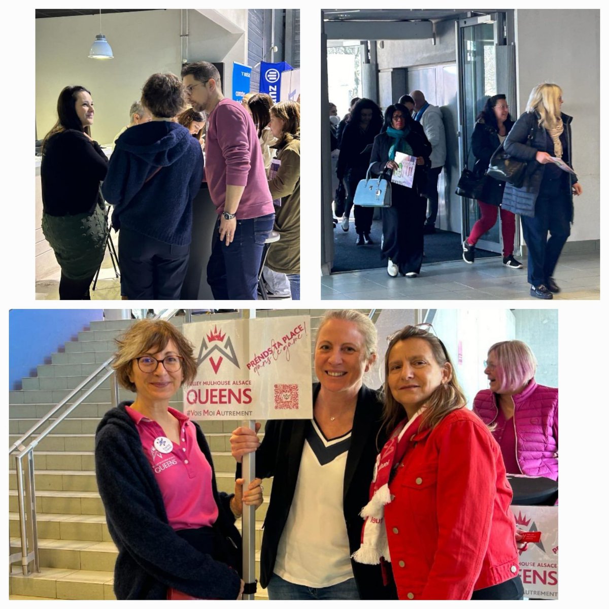 #AvecFranceTravail👉Le public est au RDV pour ce job dating dédié au public féminin au palais des sports de <a href="/mulhouse/">Ville de Mulhouse</a> ➕de 500 femmes sont venues rencontrer les entreprises qui sont satisfaites et repartent avec de nombreux CV. 
Merci aux partenaires💪 #Emploi #GrandEst #HautRhin