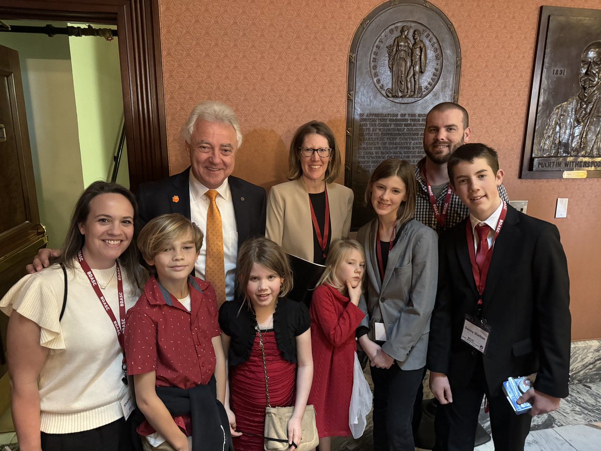 Bleeding Disorders Association of South Carolina (@hemoofsc) on Twitter photo Thank you to <a href="/larrygrooms/">Larry Grooms</a> for recognizing us on the Senate floor during our state days of awareness for Bleeding Disorders. We appreciate your support for those living with rare diseases. Let us pass S.1024 and protect those who need us the most!
<a href="/PalmettoHealth/">Palmetto Health Collective</a> Thank you to <a href="/larrygrooms/">Larry Grooms</a> for recognizing us on the Senate floor during our state days of awareness for Bleeding Disorders. We appreciate your support for those living with rare diseases. Let us pass S.1024 and protect those who need us the most!
<a href="/PalmettoHealth/">Palmetto Health Collective</a>