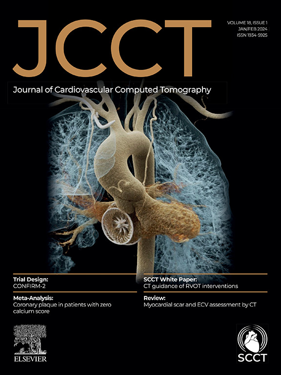 Made it to the cover of JCCT!! The cover image of the first issue of the year is now ours!! @DrNirajPandey @journalCCT @Heart_SCCT #yescct #CardioTwitter #radiology #heart #CardioEd