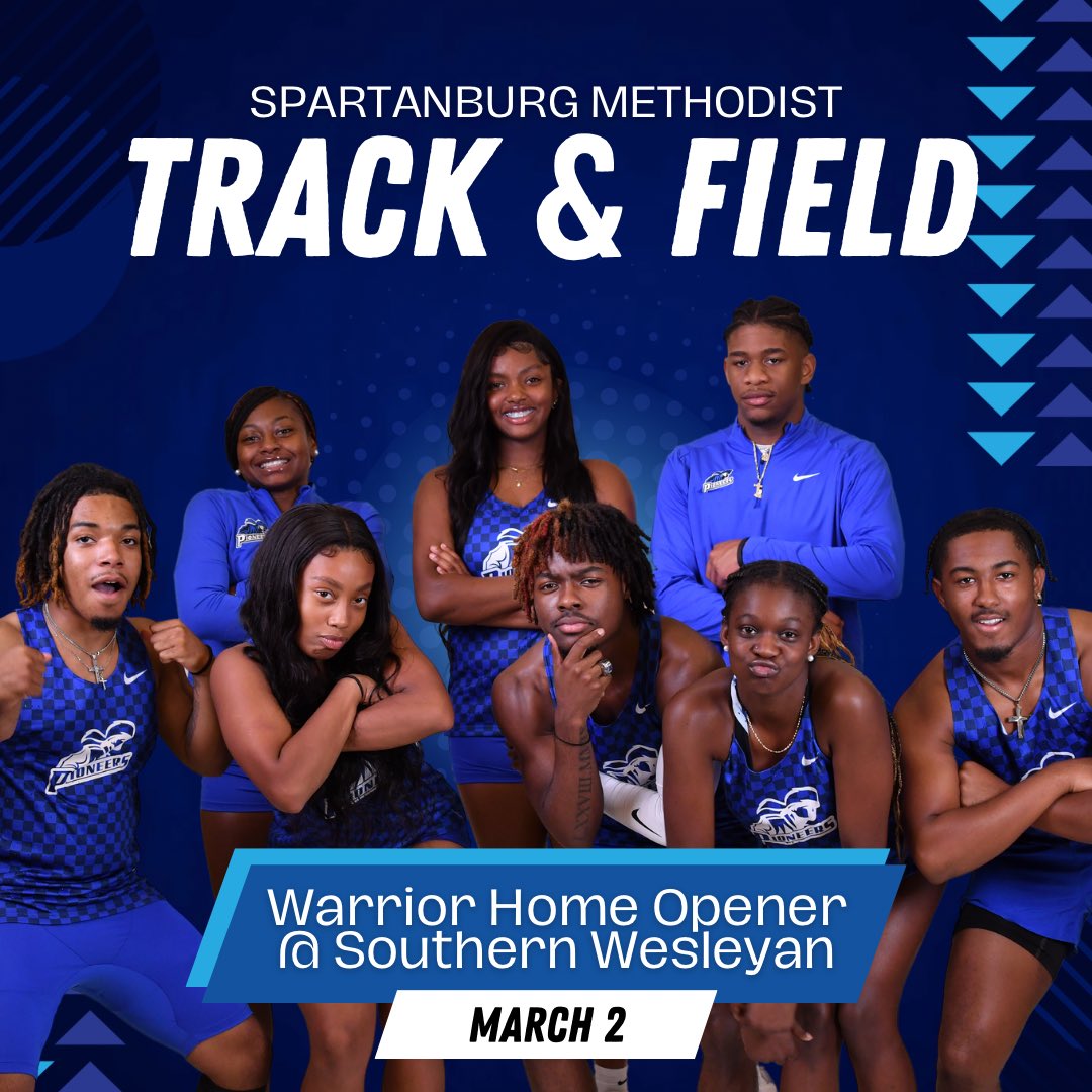 Track & Field heads to SWU for the Warrior Home Opener to kick off the outdoor season! All events begin at 10 AM. Let’s go, #Pioneers 🏃‍♀️🩵🤩