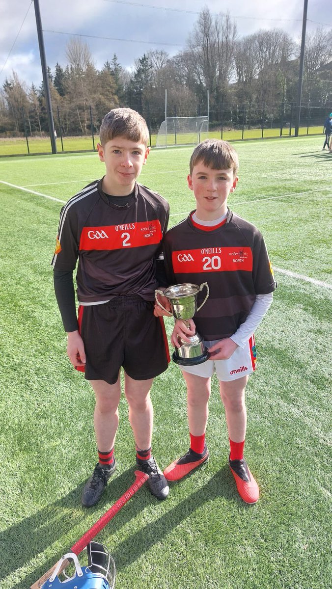 Great to see Ballygiblin Hurling well represented at Rebel Og U14 this morning with Harry Brennan & Michael Walsh playing their part in winning the cup final, and Jack Darrer Dalton who played earlier and won in the Shield final. Congrats and well done lads.