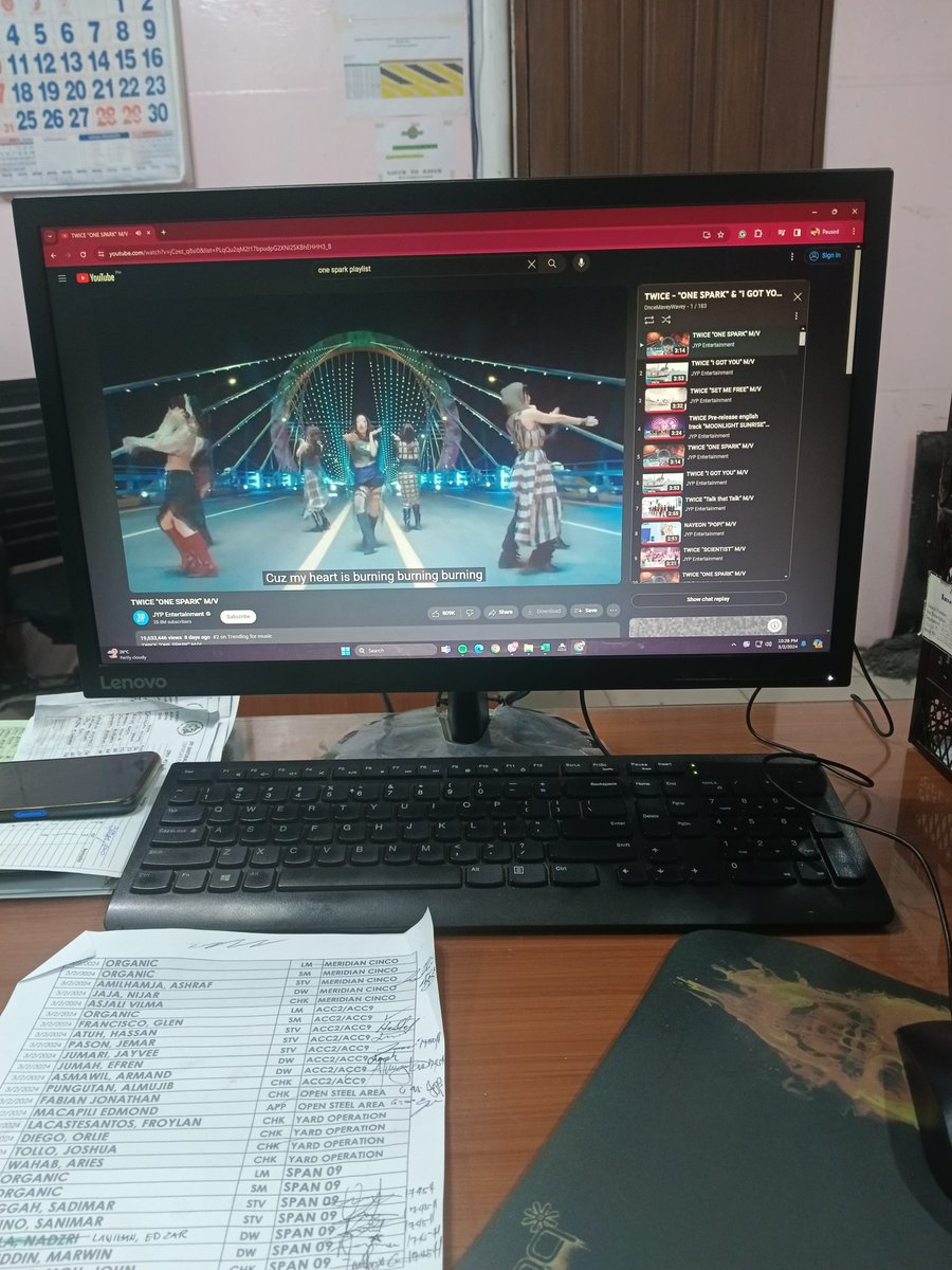 DababaTWICE's tweet photo. Currently streaming with 3 computers at our office since I'm on night shift duty.

🔗 https://t.co/lDZUtCY82V

ONE SPARK RECOMEBACK
#DoNotLoseTheSpark #OneSpark_OnceAgain #ONESPARK @JYPETWICE https://t.co/fWycNFjAVA