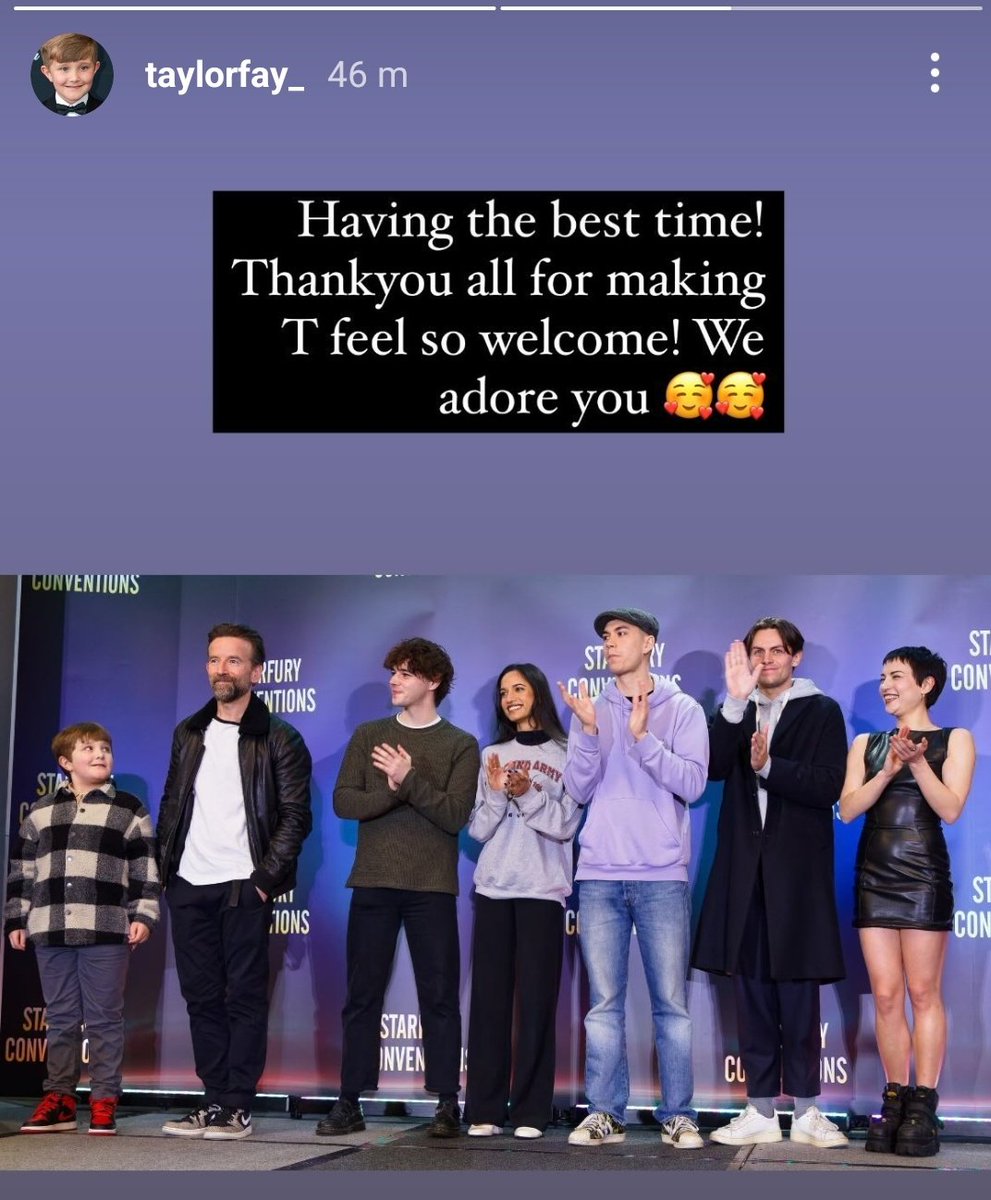 sixofcrowsxm6's tweet photo. Taylor is so sweet!!!๐ฅฐ they're all so amazing and awesome!!! #SaveShadowAndBone #SixOfCrowsSpinoff #ITFCrows #ITFMalina https://t.co/sYmETnMqxj