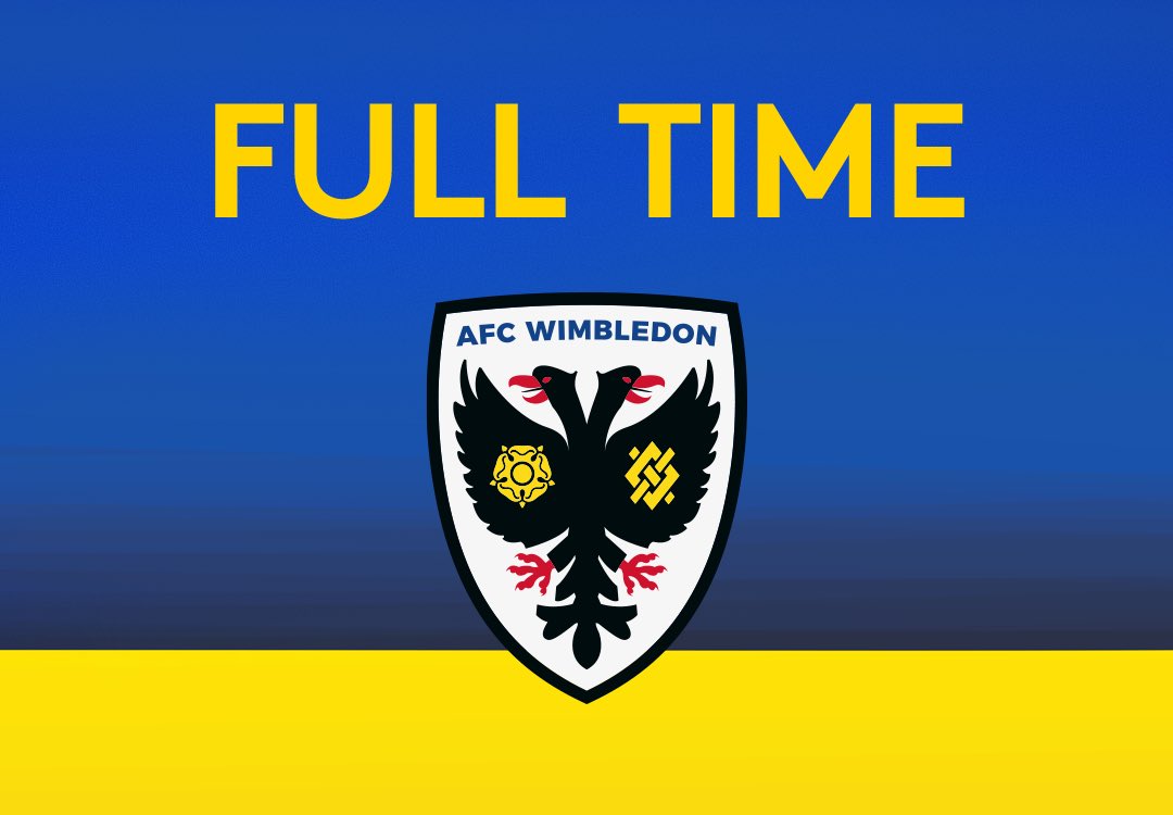FULL-TIME ⏰ 

1-0, GET IN THERE, TAKE IT! ✊

#AFCW 🟡🔵