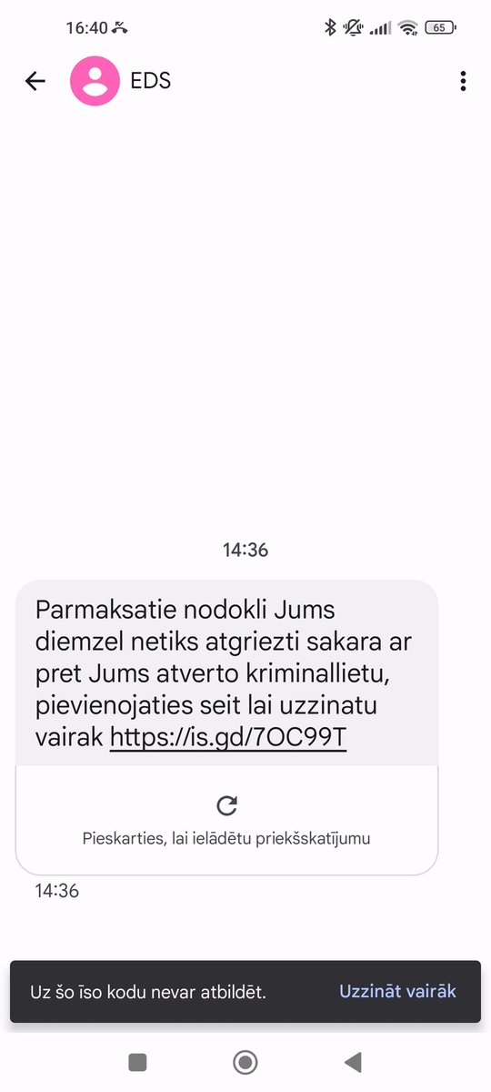 AndrejsGrevis's tweet image. Nu tad beidzot arī man ir krimināllieta 😁