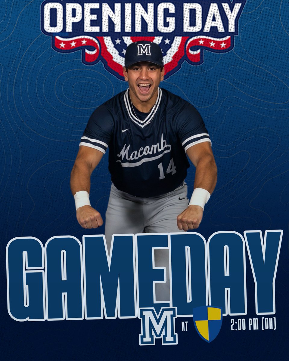 MacombMonarchs's tweet photo. 𝑶𝒑𝒆𝒏𝒊𝒏𝒈 𝑫𝒂𝒚

@MacombBaseball gets its 2024 campaign underway in South Carolina against NJCAA D1 power USC-Lancaster! 

🆚 USC-Lancaster (15-5)
🚐 1100 Roddey Dr., Lancaster, SC
🕑 2 PM (DH)
📺 https://t.co/4NNrv7TRZj

#GoMonarchs #NJCAABaseball https://t.co/GdpHtzhQsh