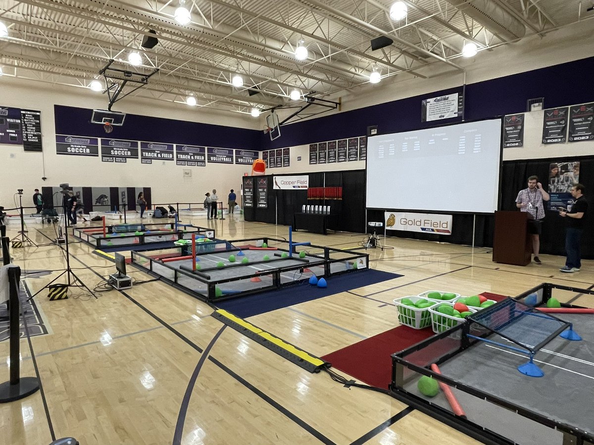Are you ready? Join us today in @ChandlerUnified @acpmiddleschool for the Arizona State Vex Robotics Competition. #thesekidsareamazing