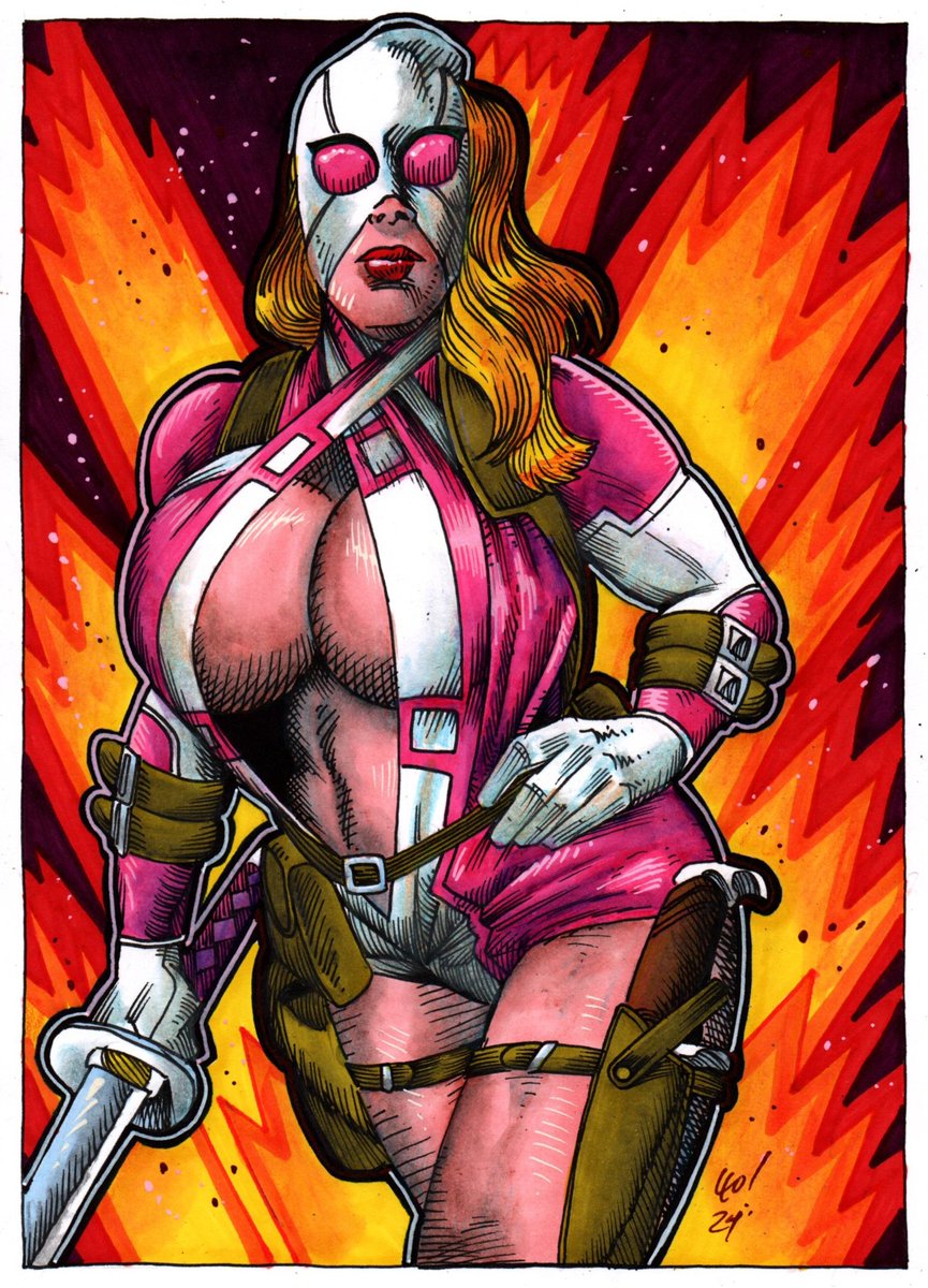 @MrsPineappleGS I just draw you as 'gwenpool'... from marvel comics.