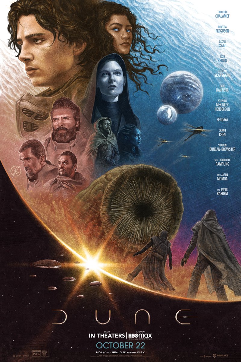 WolfgangLeBlanc's tweet photo. Hi new followers! 👋 Thank you all for your kind comments about my latest #DUNE poster and for sharing it! 🧡

I'm Wolfgang and I do poster/cover art mostly, feel free to reach out if you want to collaborate on something! Now I'm off to seeing #DunePartTwo (finally) https://t.co/1MHdO43Exu