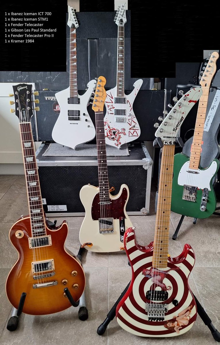 Absolutely stunning job by Dan McNeil on Jay Pepper's ICT 700 Iceman, Les Paul, Tele Pro & Kramer 1984. If you need any guitar work done in the South Wales area, give Dan at South Wales Guitar Repair and Maintenance a shout. He is definitely your man!