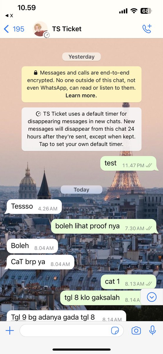 pokkemen_'s tweet photo. THREAD SCAMMER TICKET TAYLOR SWIFT ERAS TOUR SINGAPORE

nama akun sekarang @/syukamixue 
lupa nama akun sebelumnya kalo ngga salah @/makesomenoise trus pernah berubah juga.

Dari awal sempet naruh curiga sama ini bangsat / biadab karena WA nya ada info soal disappear message itu https://t.co/90DuQFbGdA