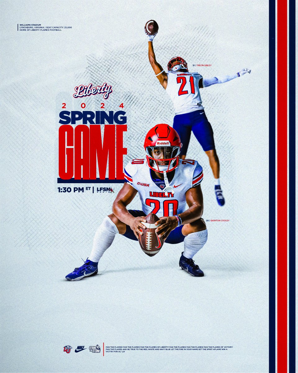 Let the (Spring) Game Begin! 🌞

🏟️ Williams Stadium
⏰ 1:30 PM ET