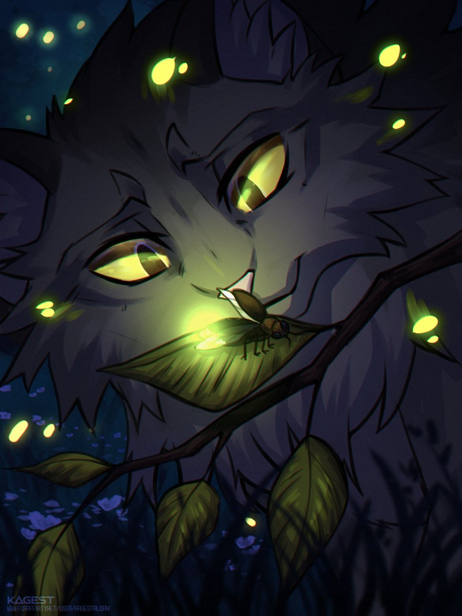 Kagest4's tweet image. Some gifts for friends with their Warrior cats characters 
#warriorcats #felineart #digitalart