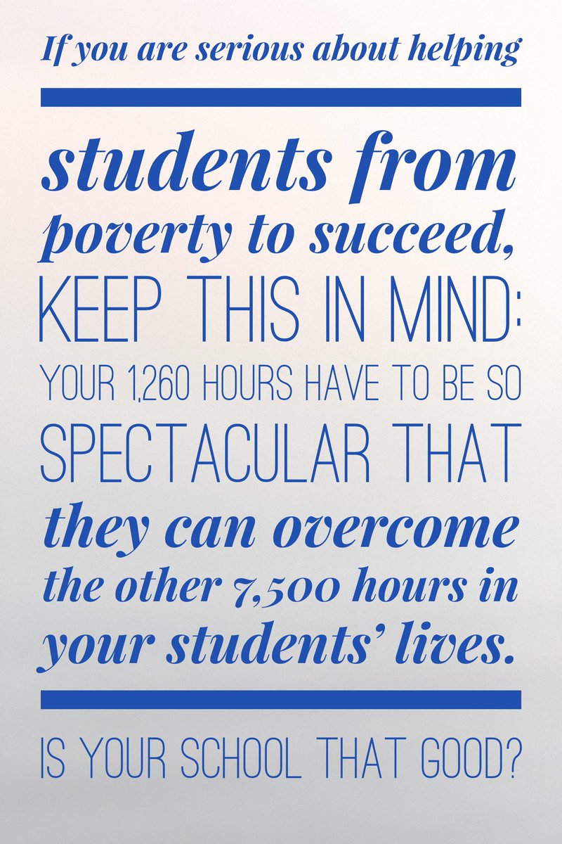 Caroline Sherwood (@caroline_alice_) on Twitter photo I’m revisiting ‘Teaching with Poverty in Mind’ by <a href="/EricJensenBrain/">Eric Jensen</a> and it’s just as brilliant as I remembered 🤩
“You have 28% of a student’s waking time…”
We can’t afford to waste a single moment. I’m revisiting ‘Teaching with Poverty in Mind’ by <a href="/EricJensenBrain/">Eric Jensen</a> and it’s just as brilliant as I remembered 🤩
“You have 28% of a student’s waking time…”
We can’t afford to waste a single moment.