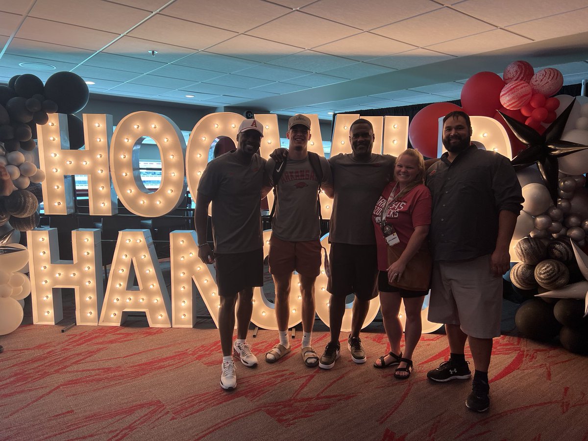 Hog fans… we’re back on the hill next weekend! #WPS <a href="/CoachSamPittman/">Coach Sam Pittman</a> <a href="/Coach_MWoodson/">Marcus Woodson</a> @CoachDWilson15 <a href="/T_WILL4REAL/">Coach T-Will</a>